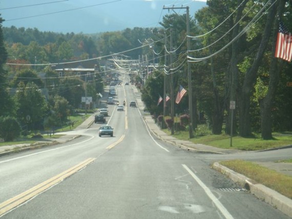 Main Street in Hunter Mountain, NY 