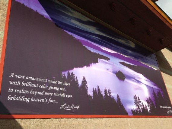 Lake Tahoe Emerald Cove Building mural
