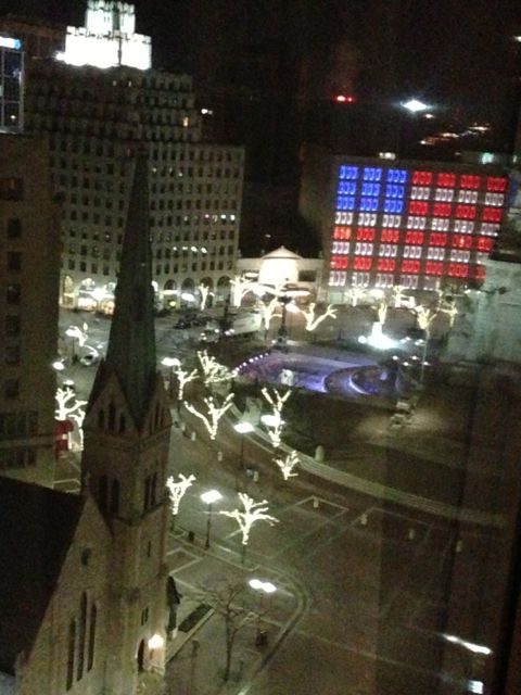 View from my Indianapolis Sheraton room