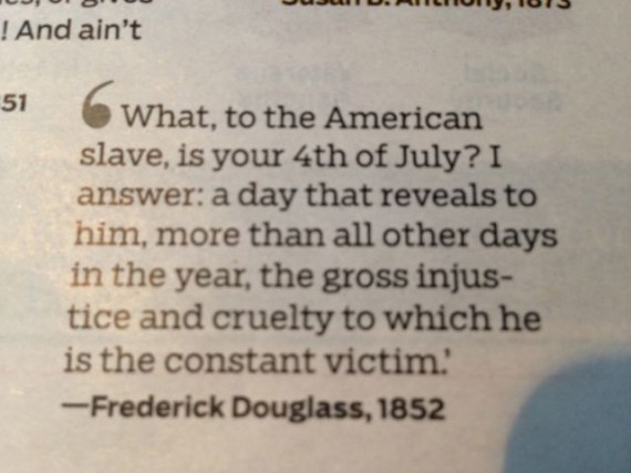 Frederick Douglass slavery quote