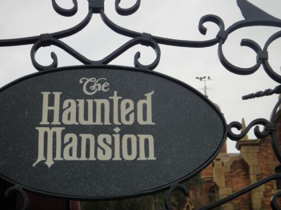 Magic Kingdom Haunted mansion sign