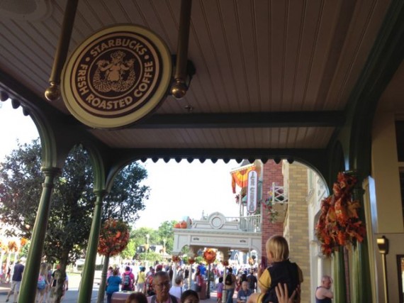 Magic Kingdom's first ever Starbucks 