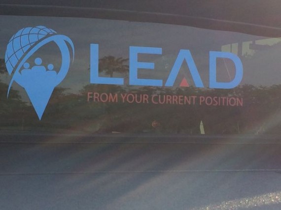 Leadership bumper sticker