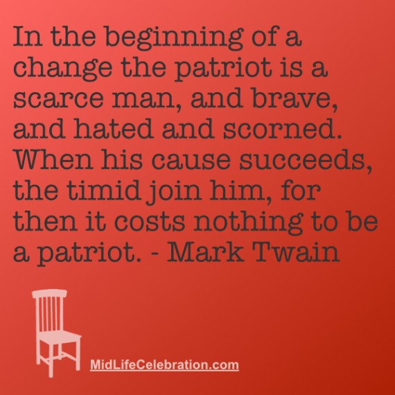 Mark Twain Patriot quote
