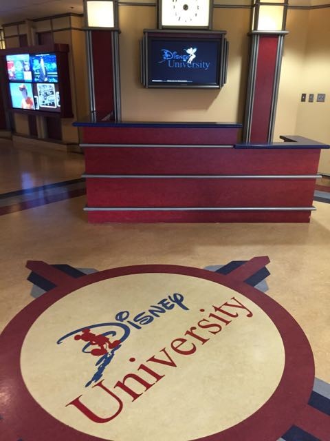 Disney University lobby.