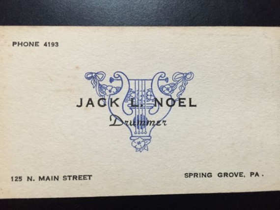 1950's small town business card