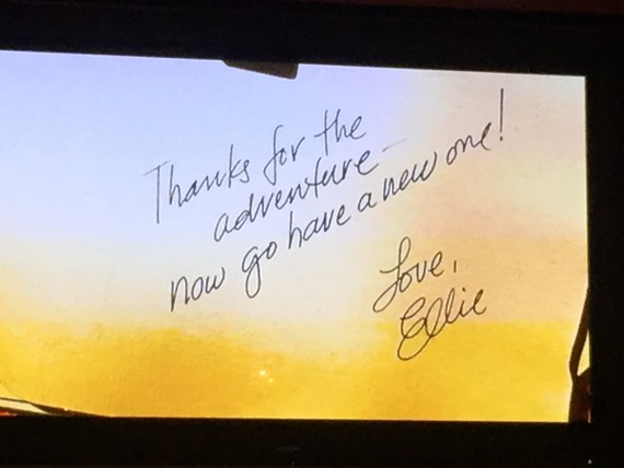 Note Ellie wrote to Carl in the Disney Movie UP