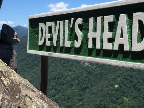 Devils Head at Chimney Rock