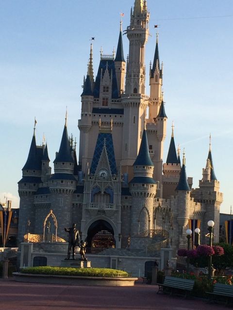 Cinderella Castle at dawn