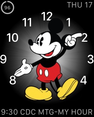 Mickey Mouse on Apple Watch