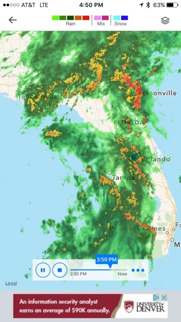 2016 first Florida tropical storm 