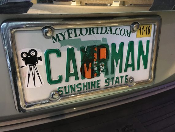 Florida vanity license plate