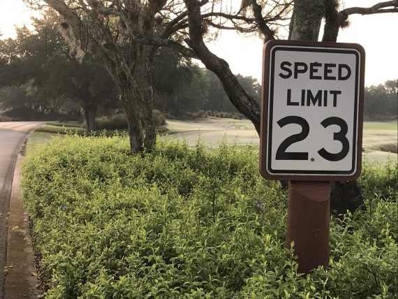 unique speed limit sign