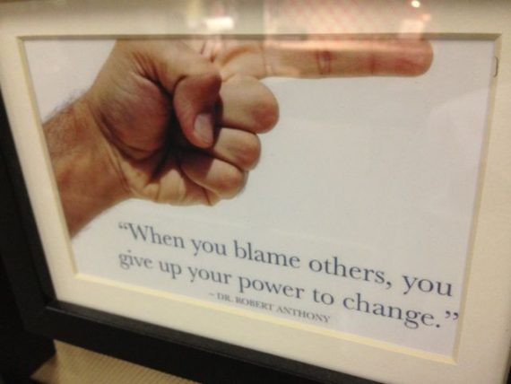 quote about blame