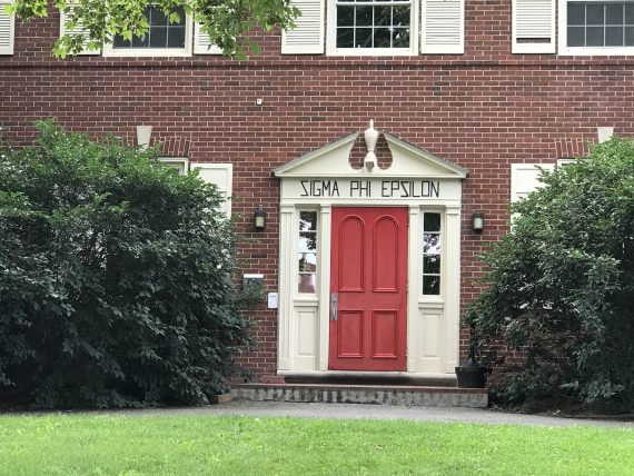 Red Sigma Phi Epsilon door