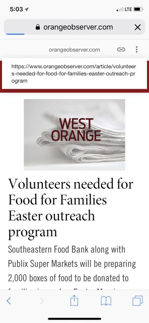 Food for Families 2018