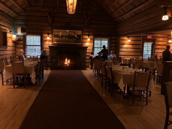 Lake McDonald Lodge dining room