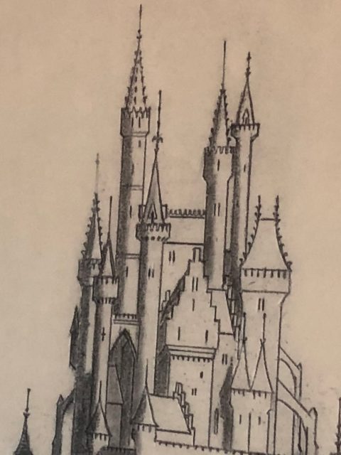 Disney Castle turrets