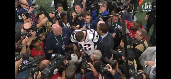 Tom Brady winning 6th super bowl