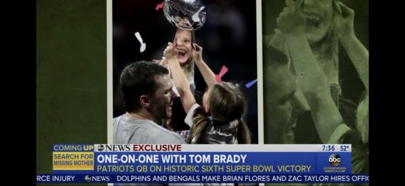 Tom Brady winning 6th super bowl