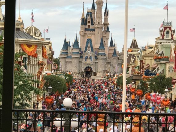 Walt Disney World Main Street at Halloween