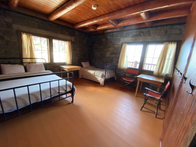 Mountain chalet bedroom