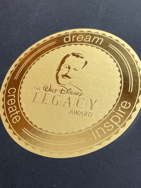 Walt Disney Legacy award emblem