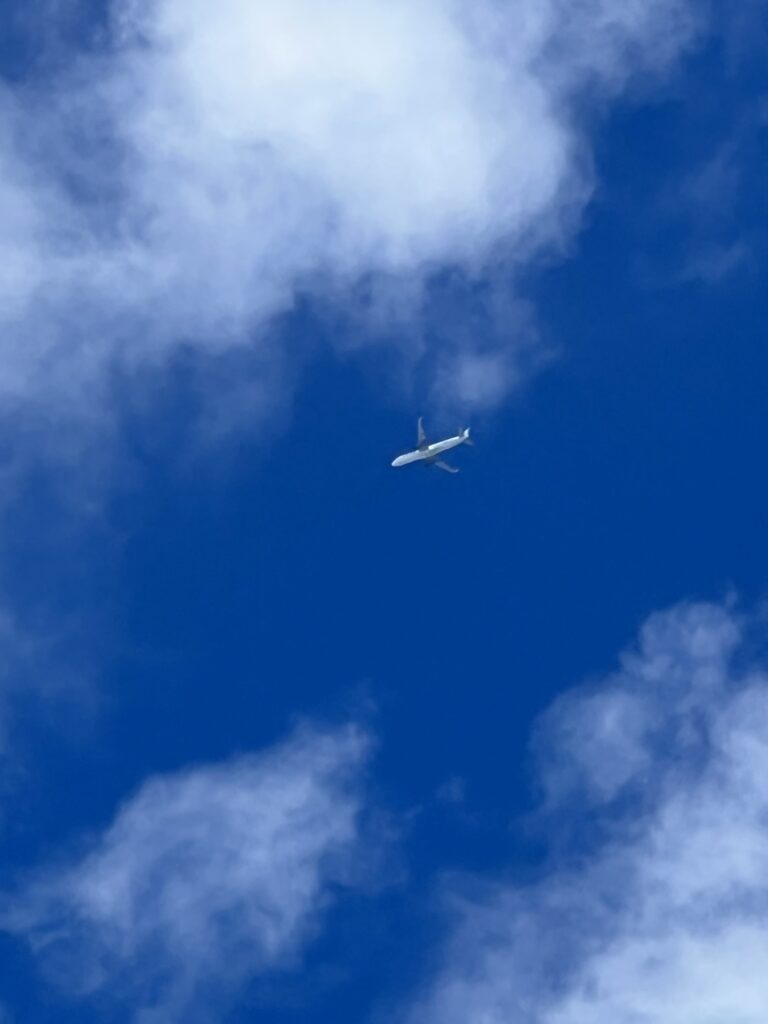 Jet in the sky