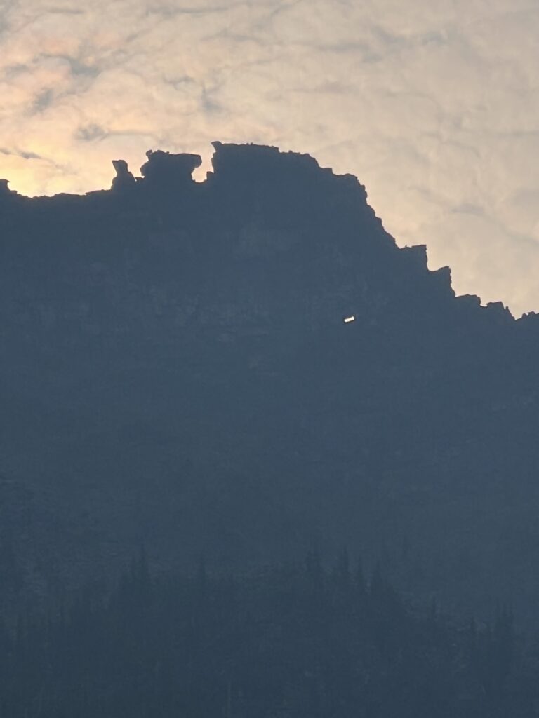 Mountain Ridge at dawn