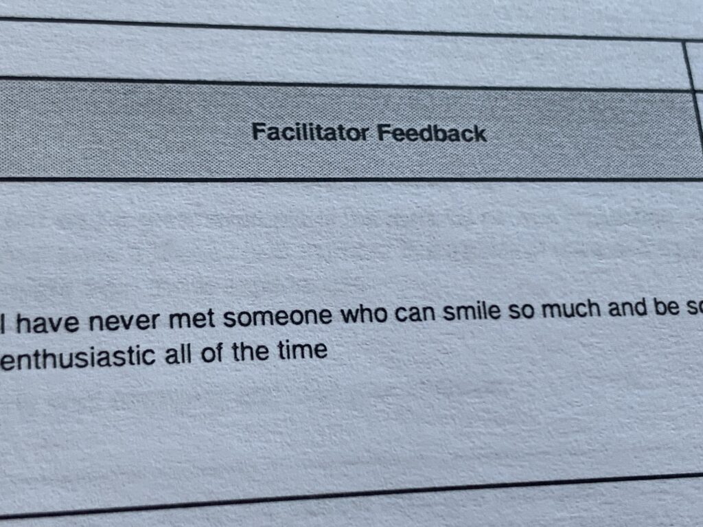 Disney Institute facilitator feedback from a guest