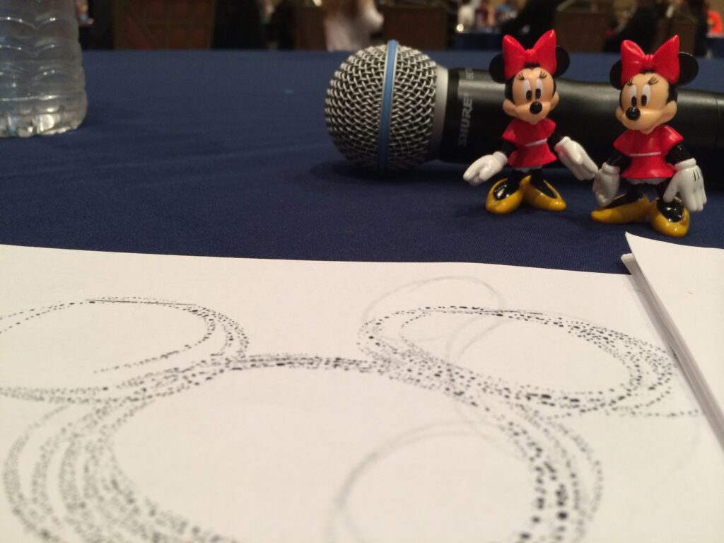Microphone and Disney toys