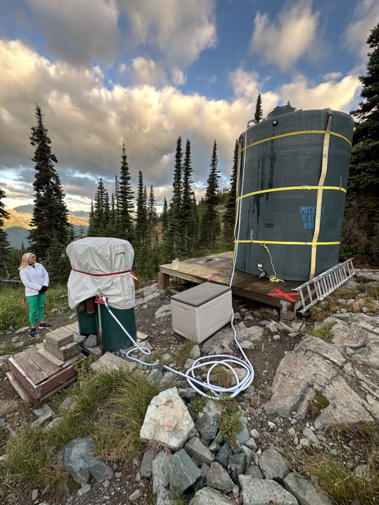 Mountain Chalet water treatment system