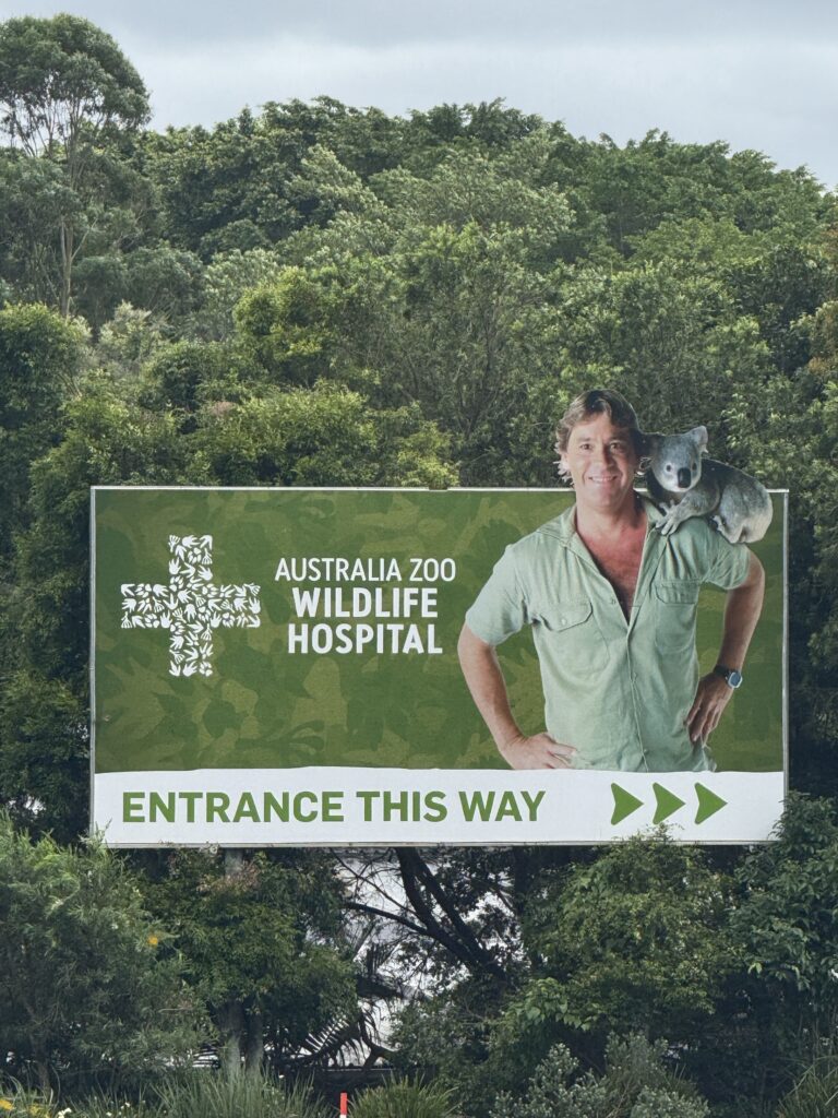 Australia Zoo Animal hospital sign