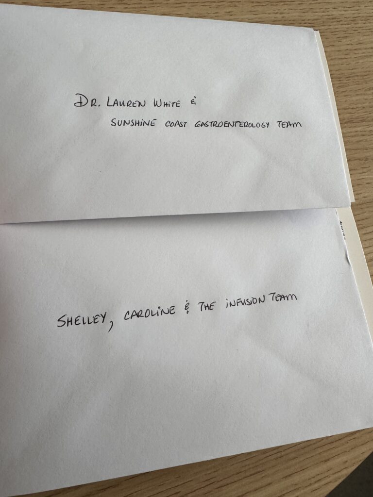 Two Envelopes with handwriting