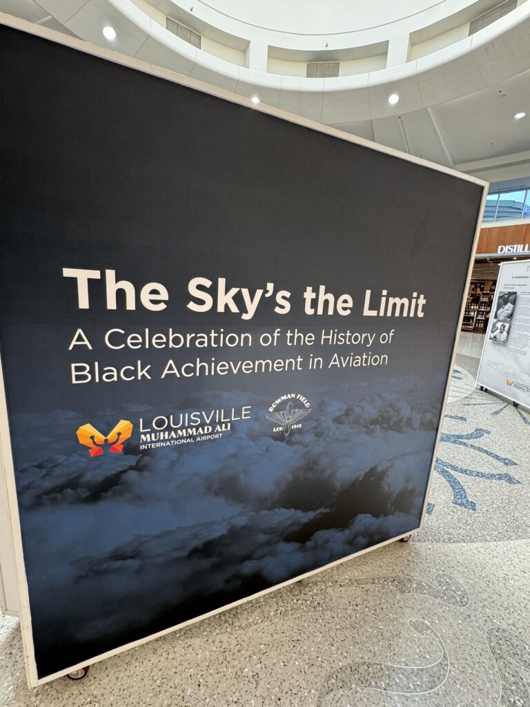 airport black history display