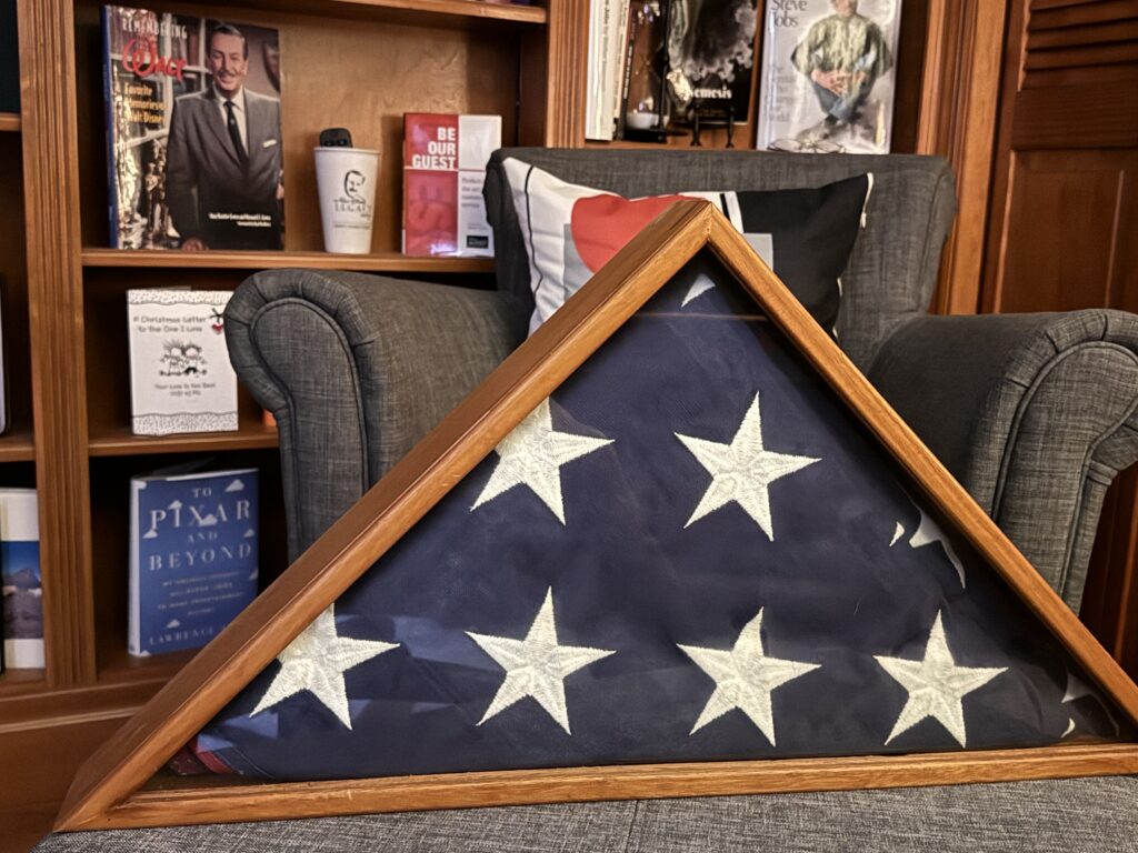 military funeral flag presentation