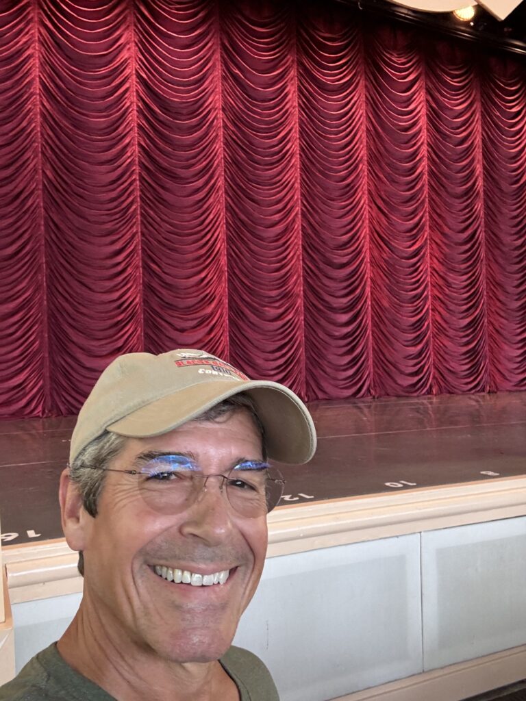 jeff noel at a Disney Theater stage