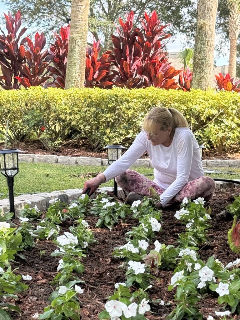 Woman gardening 