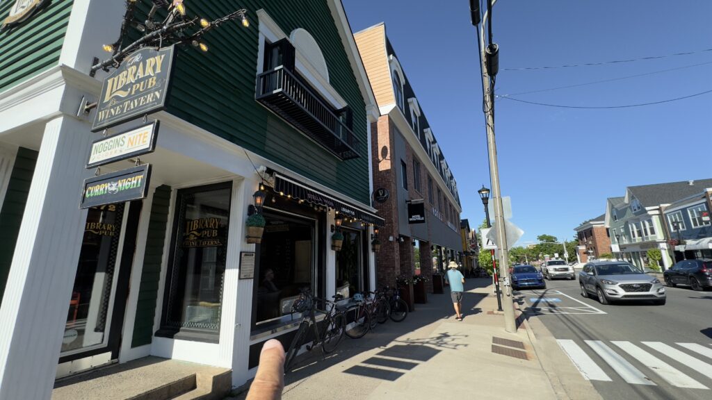 Small town Canadian pub