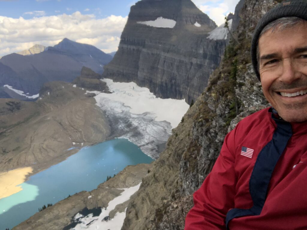 Disney customer service speaker Jeff Noel in the mountains