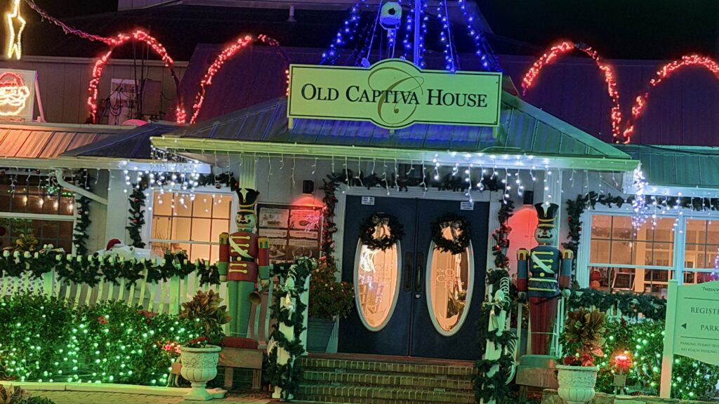 beach resort at Christmas 