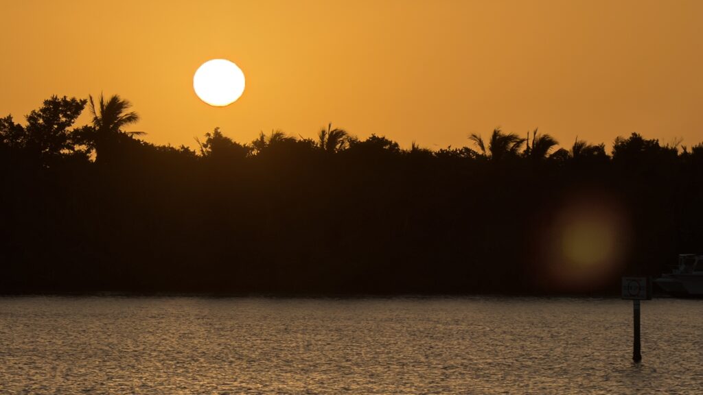 sunrise over a Florida bay