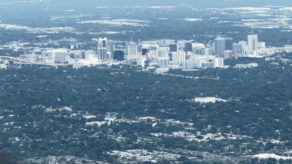 Orlando from jet