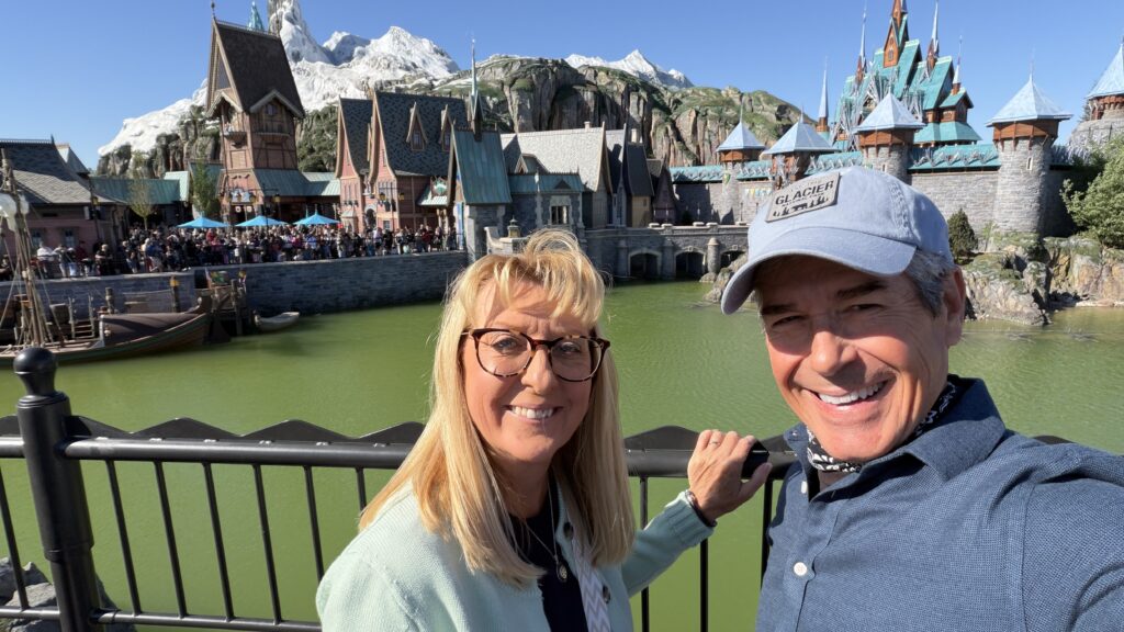 Senior couple at Disney 