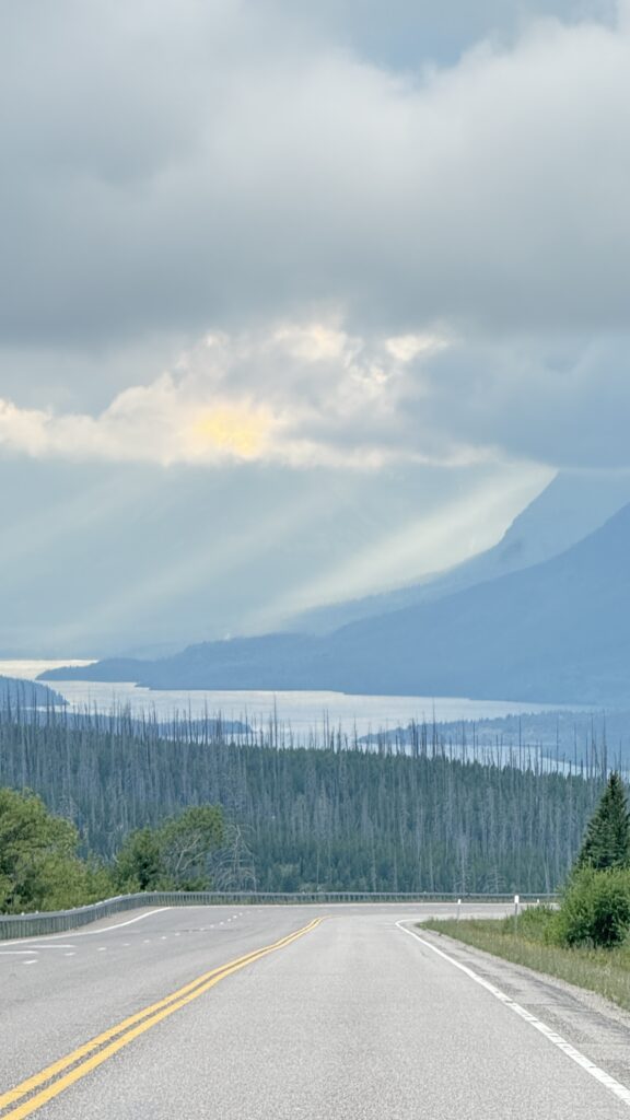 St Mary Lake and Valley in Glacier National Park